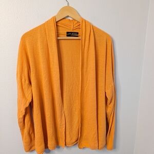 Lane Bryant Open Front Lightweight‎ Cardigan Sweater 18/20 Orange